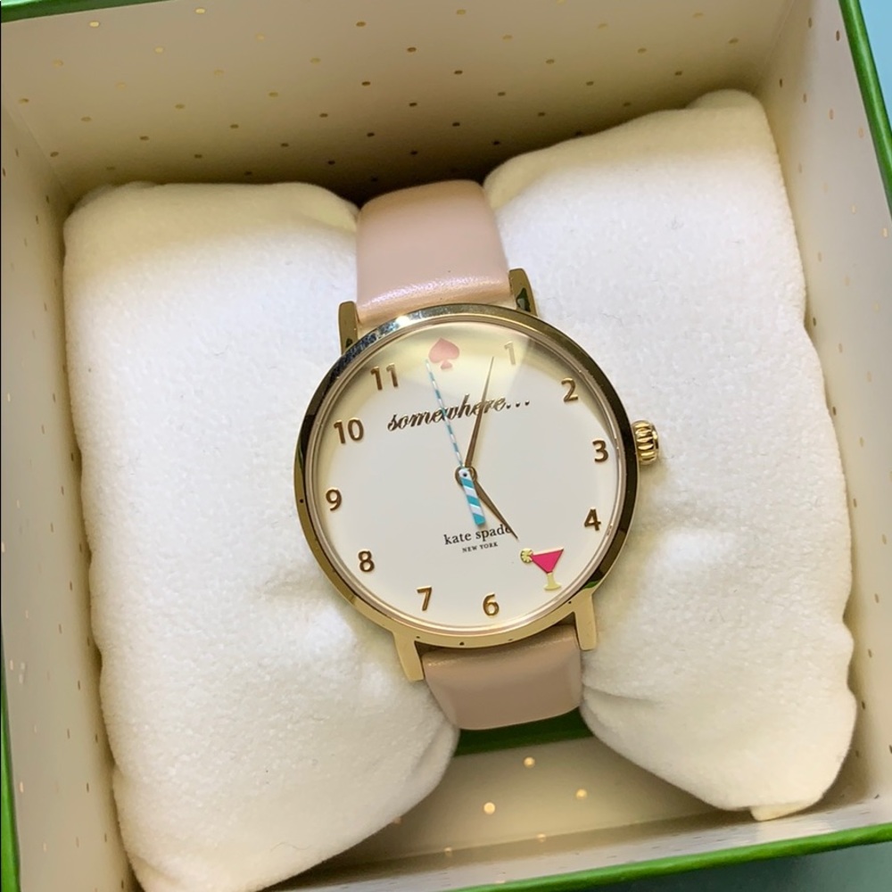 Kate Spade’s “it’s 5oclock somewhere” watch